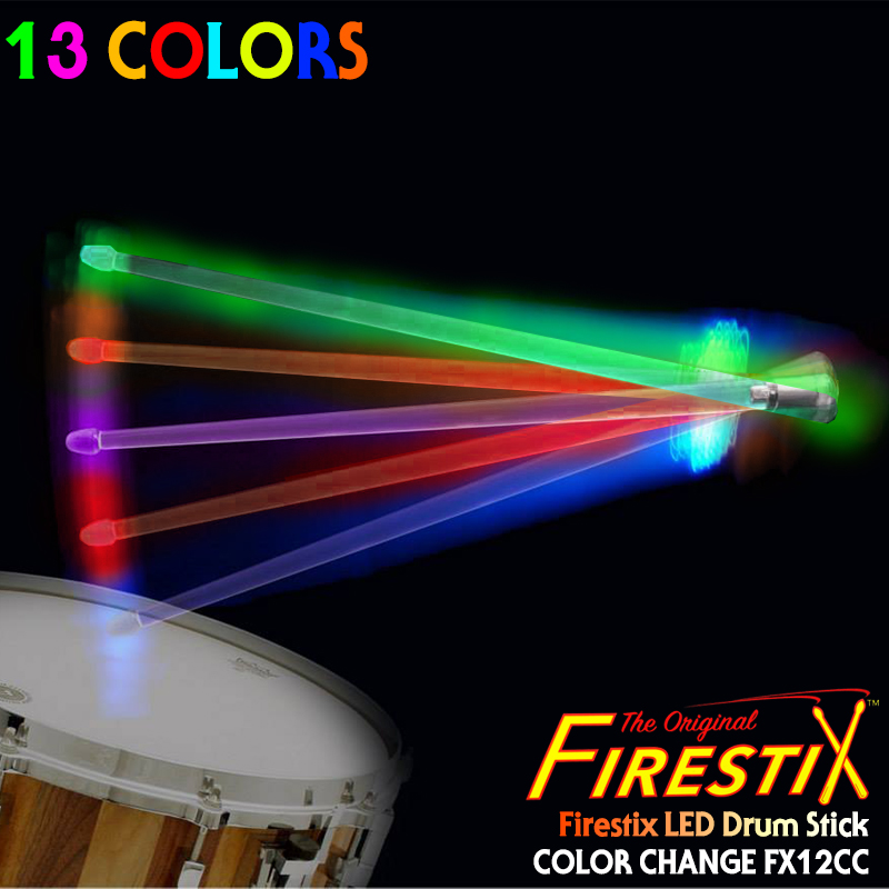 [★드럼채널★] Firestix LED 드럼스틱 "Color Change" (13가지 색상) / FX12CC